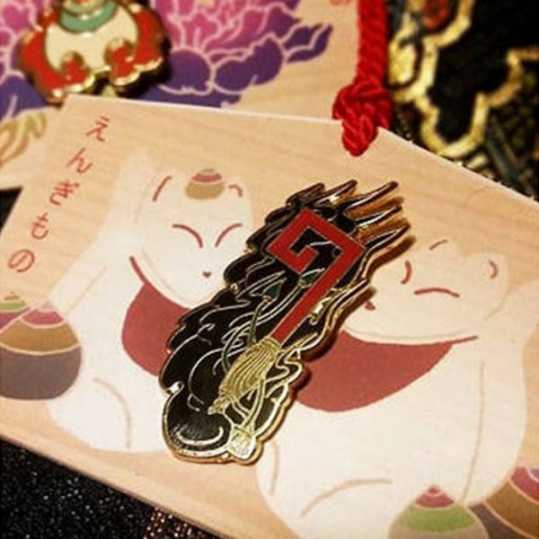 Kitsune Japanese Rice Granary Key Pin 3