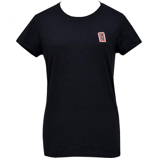 Womens Black T Front 1
