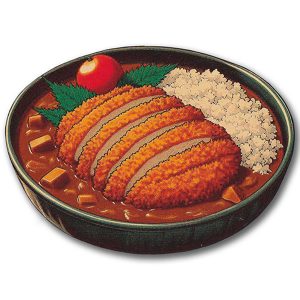 katsu curry sticker decal